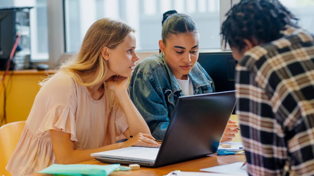 Students at the university